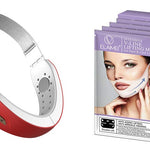 LED Photon Therapy V-shaped Slimming Facial Micro-current Electric Vibration Lifting Massager