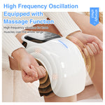 Smart Knee Massager With Heat  Vibration 3D Air Compression   Portable Pain Relief  Home Office Use