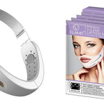 LED Photon Therapy V-shaped Slimming Facial Micro-current Electric Vibration Lifting Massager