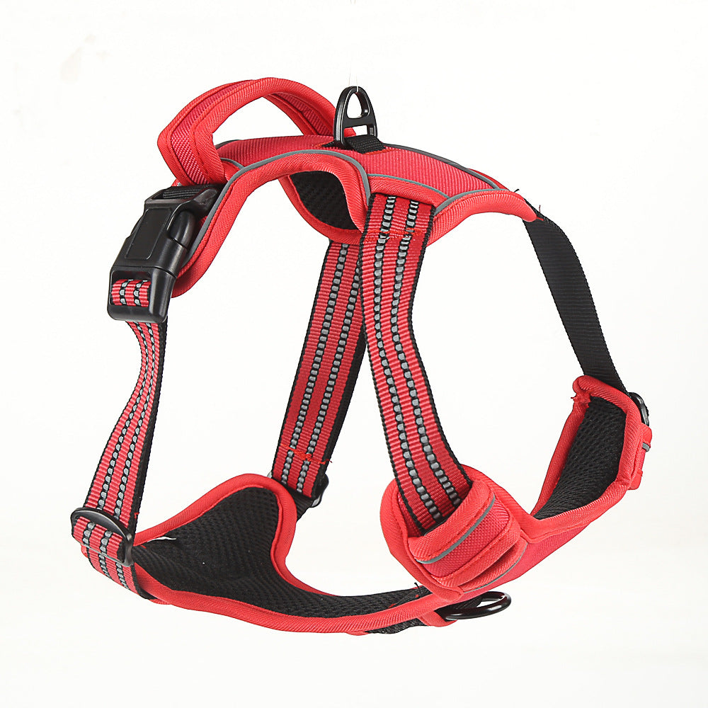 No-Pull Dog Harness – Breathable Reflective Pet Vest for Small, Medium & Large Dogs