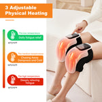 Smart Knee Massager With Heat  Vibration 3D Air Compression   Portable Pain Relief  Home Office Use