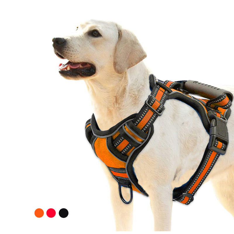 No-Pull Dog Harness – Breathable Reflective Pet Vest for Small, Medium & Large Dogs